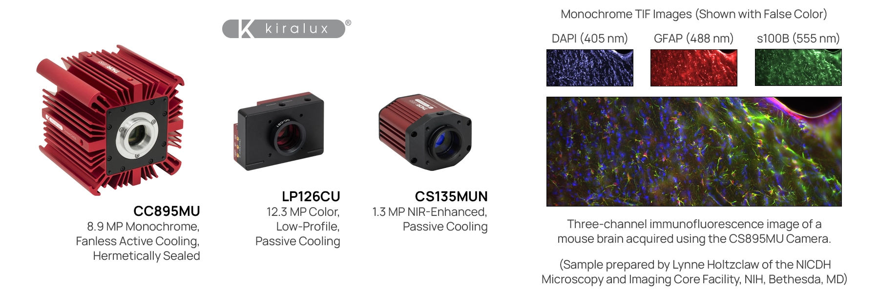 Kiralux® CMOS小型科研级相机