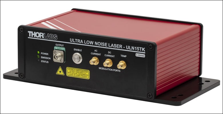 Thorlabs · Single-Frequency, Ultra-Low-Noise Lasers, Extended