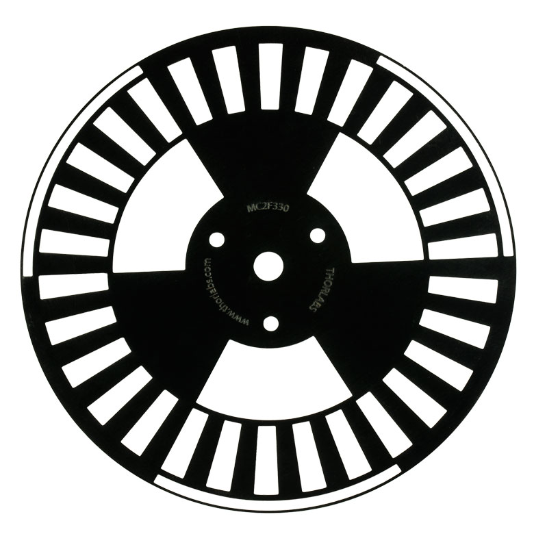 Thorlabs · Optical Chopper System and Chopper Wheels